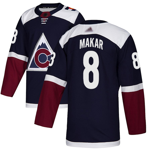 Adidas Colorado Avalanche Men #8 Cale Makar Navy Alternate Authentic Stitched NHL Jersey->colorado avalanche->NHL Jersey
